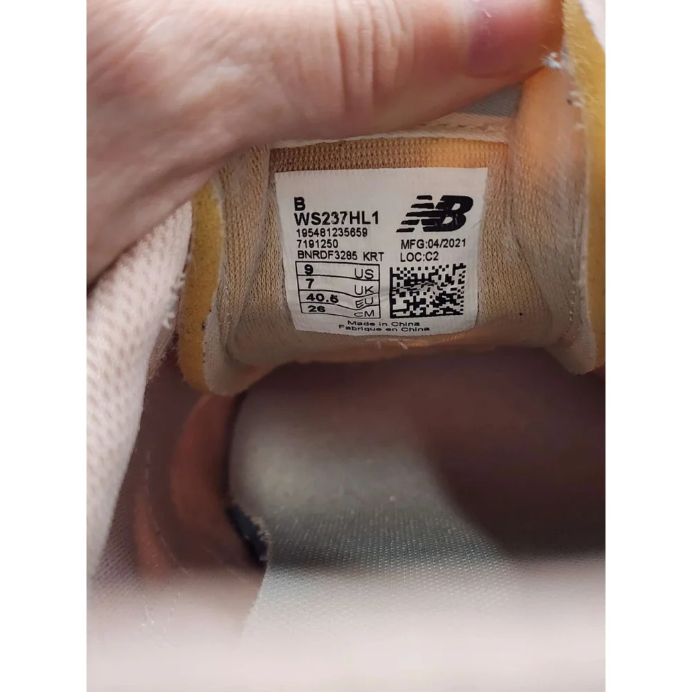 New Balance 237 Pink Suede Mesh Lifestyle Sneakers Women's Size 9 Used